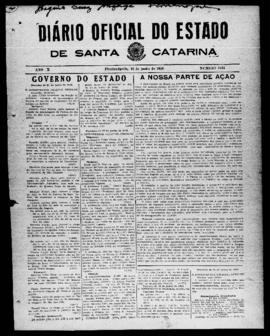 Diário Oficial do Estado de Santa Catarina. Ano 10. N° 2525 de 22/06/1943