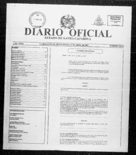 Diário Oficial do Estado de Santa Catarina. Ano 73. N° 18112 de 27/04/2007