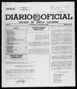 Diário Oficial do Estado de Santa Catarina. Ano 58. N° 14658 de 01/04/1993