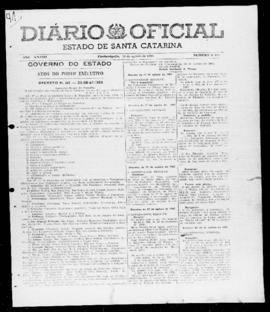 Diário Oficial do Estado de Santa Catarina. Ano 28. N° 6874 de 25/08/1961