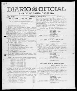 Diário Oficial do Estado de Santa Catarina. Ano 28. N° 6877 de 30/08/1961