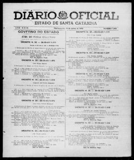 Diário Oficial do Estado de Santa Catarina. Ano 29. N° 7070 de 14/06/1962