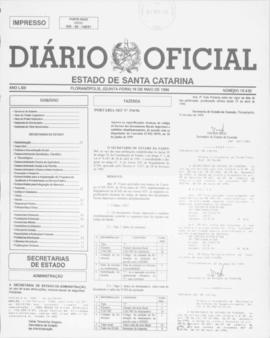 Diário Oficial do Estado de Santa Catarina. Ano 63. N° 15430 de 16/05/1996
