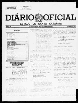 Diário Oficial do Estado de Santa Catarina. Ano 58. N° 14842 de 29/12/1993