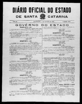 Diário Oficial do Estado de Santa Catarina. Ano 11. N° 2854 de 07/11/1944