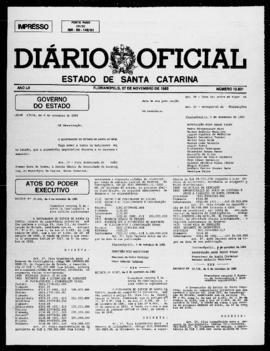 Diário Oficial do Estado de Santa Catarina. Ano 52. N° 12831 de 07/11/1985