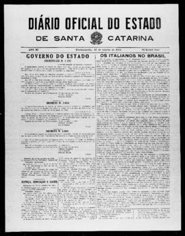 Diário Oficial do Estado de Santa Catarina. Ano 11. N° 2848 de 27/10/1944