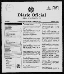 Diário Oficial do Estado de Santa Catarina. Ano 76. N° 19066 de 12/04/2011