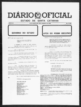 Diário Oficial do Estado de Santa Catarina. Ano 45. N° 11303 de 30/08/1979