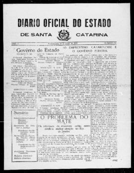 Diário Oficial do Estado de Santa Catarina. Ano 1. N° 92 de 27/06/1934