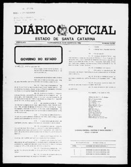 Diário Oficial do Estado de Santa Catarina. Ano 48. N° 12032 de 13/08/1982