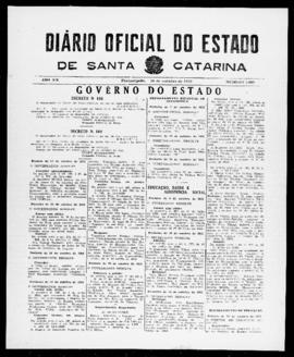 Diário Oficial do Estado de Santa Catarina. Ano 20. N° 5009 de 26/10/1953