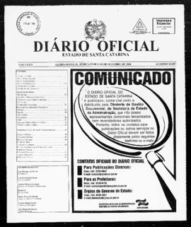 Diário Oficial do Estado de Santa Catarina. Ano 74. N° 18467 de 14/10/2008