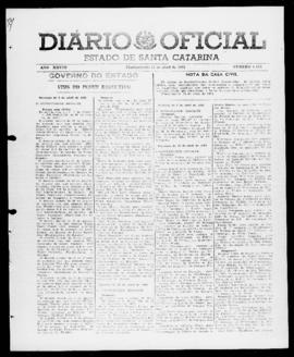 Diário Oficial do Estado de Santa Catarina. Ano 28. N° 6785 de 14/04/1961