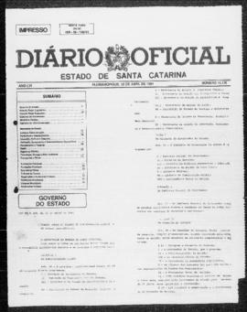 Diário Oficial do Estado de Santa Catarina. Ano 56. N° 14170 de 12/04/1991
