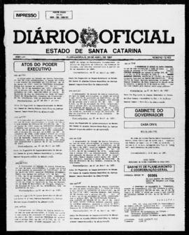 Diário Oficial do Estado de Santa Catarina. Ano 53. N° 13193 de 28/04/1987