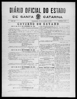 Diário Oficial do Estado de Santa Catarina. Ano 15. N° 3833 de 30/11/1948