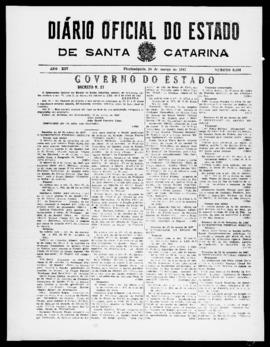 Diário Oficial do Estado de Santa Catarina. Ano 14. N° 3436 de 28/03/1947