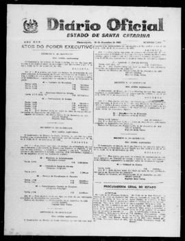 Diário Oficial do Estado de Santa Catarina. Ano 30. N° 7447 de 20/12/1963