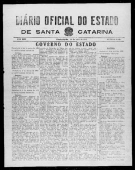 Diário Oficial do Estado de Santa Catarina. Ano 19. N° 4643 de 24/04/1952