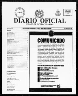Diário Oficial do Estado de Santa Catarina. Ano 74. N° 18362 de 16/05/2008