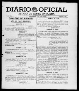Diário Oficial do Estado de Santa Catarina. Ano 27. N° 6563 de 19/05/1960