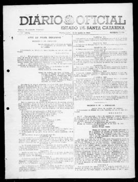 Diário Oficial do Estado de Santa Catarina. Ano 31. N° 7574 de 15/06/1964
