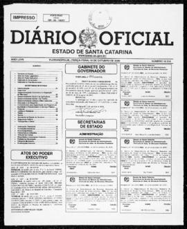 Diário Oficial do Estado de Santa Catarina. Ano 67. N° 16516 de 10/10/2000