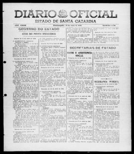 Diário Oficial do Estado de Santa Catarina. Ano 27. N° 6556 de 10/05/1960