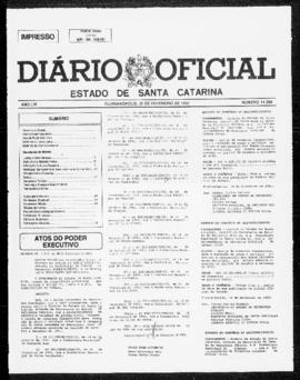 Diário Oficial do Estado de Santa Catarina. Ano 56. N° 14388 de 20/02/1992