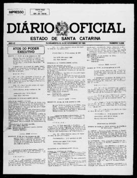 Diário Oficial do Estado de Santa Catarina. Ano 52. N° 12828 de 04/11/1985