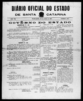 Diário Oficial do Estado de Santa Catarina. Ano 7. N° 1882 de 31/10/1940