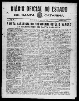 Diário Oficial do Estado de Santa Catarina. Ano 10. N° 2483 de 20/04/1943
