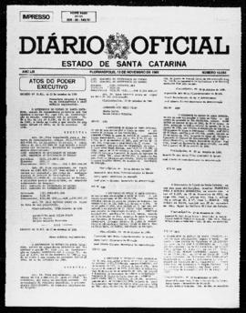 Diário Oficial do Estado de Santa Catarina. Ano 53. N° 13083 de 13/11/1986