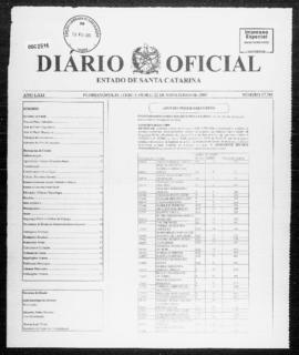 Diário Oficial do Estado de Santa Catarina. Ano 71. N° 17765 de 22/11/2005