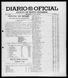 Diário Oficial do Estado de Santa Catarina. Ano 26. N° 6374 de 05/08/1959