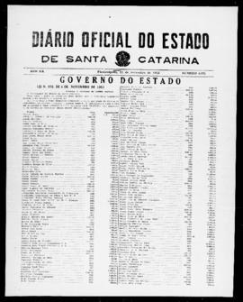 Diário Oficial do Estado de Santa Catarina. Ano 20. N° 5021 de 13/11/1953