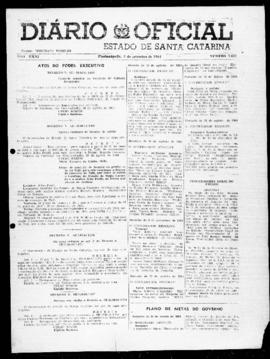 Diário Oficial do Estado de Santa Catarina. Ano 31. N° 7637 de 09/09/1964