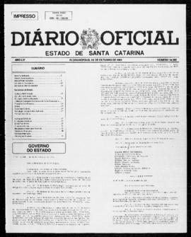 Diário Oficial do Estado de Santa Catarina. Ano 56. N° 14293 de 04/10/1991