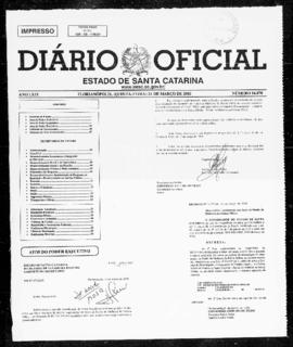 Diário Oficial do Estado de Santa Catarina. Ano 69. N° 16870 de 21/03/2002