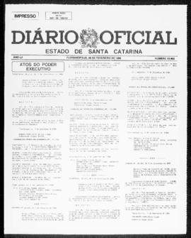 Diário Oficial do Estado de Santa Catarina. Ano 52. N° 12892 de 06/02/1986