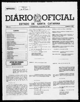 Diário Oficial do Estado de Santa Catarina. Ano 57. N° 14425 de 16/04/1992