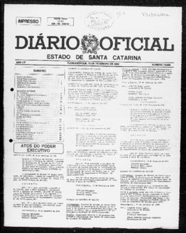 Diário Oficial do Estado de Santa Catarina. Ano 54. N° 13888 de 15/02/1990
