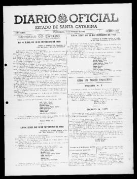 Diário Oficial do Estado de Santa Catarina. Ano 26. N° 6500 de 11/02/1960