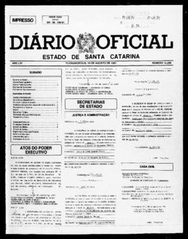 Diário Oficial do Estado de Santa Catarina. Ano 56. N° 14259 de 19/08/1991