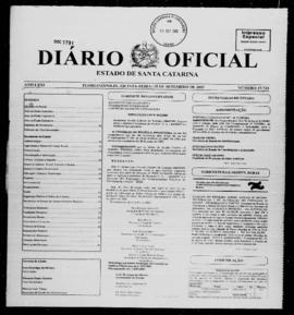 Diário Oficial do Estado de Santa Catarina. Ano 71. N° 17723 de 15/09/2005