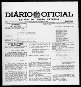 Diário Oficial do Estado de Santa Catarina. Ano 51. N° 12594 de 23/11/1984