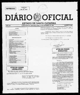 Diário Oficial do Estado de Santa Catarina. Ano 65. N° 16044 de 16/11/1998