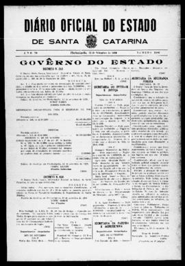 Diário Oficial do Estado de Santa Catarina. Ano 6. N° 1586 de 12/09/1939