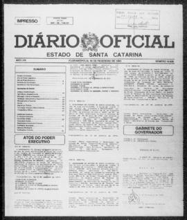 Diário Oficial do Estado de Santa Catarina. Ano 57. N° 14625 de 10/02/1993